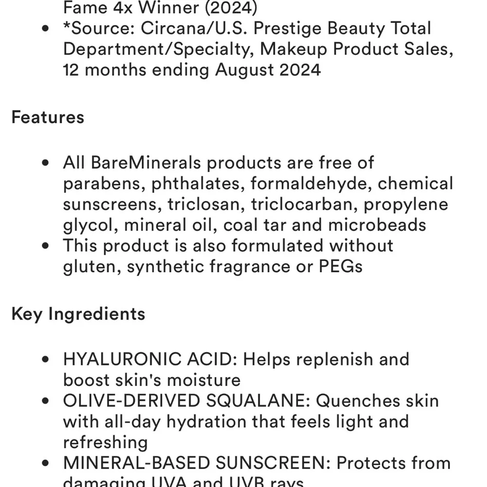 bareMinerals Complexion Rescue Tinted Moisturizer - Chestnut 09   (BNIB) - Picture 11 of 11